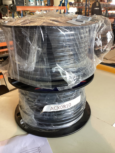 OEX 5mm Twin Core Cable Black SHTH 30m roll/acx0810/W417398