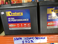 Napa Century  Battery NS60X P/11 S +L