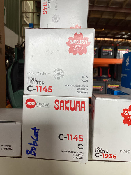 Sakura Oil Filter C-1145 (Bobcat)