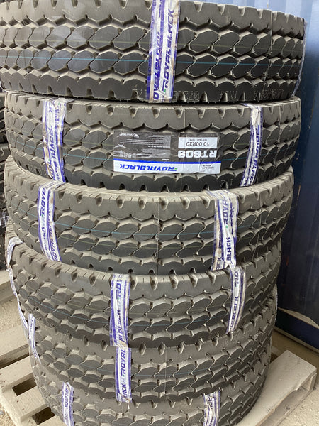 Royal Black New Tire size 10.00R20