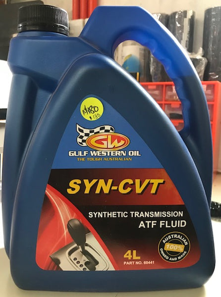 Gulf Western SYN-CVT Synthetic Transmission  ATF Fluid -4L