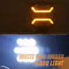 XINFOK LED WORK LIGHT GZD-F-10D White/Amber 4X4in IP67 12/24V