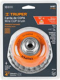 Truper WIRE CUP BRUSH (4'') ct-610m