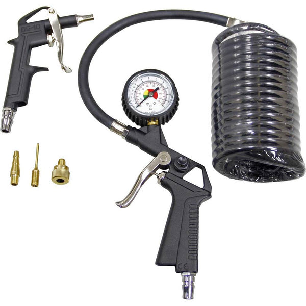 BLACK/rIDGE Air tool  Inflator 6pc Kit