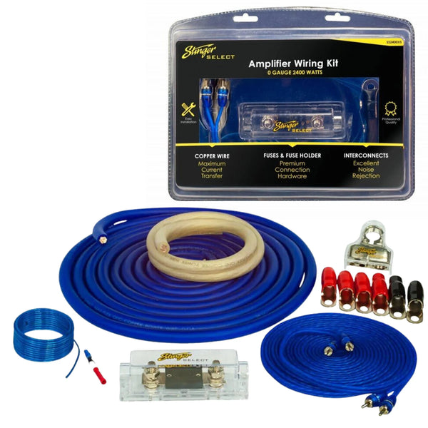 Power AMP Kit 8AWG with RCA 600W System