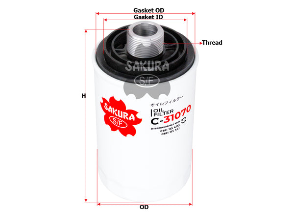 Sakura Oil Filter C-31070