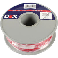 OEX 4mm Single Core Cable Red 30m roll