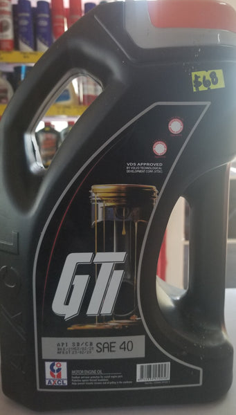 AXCL - GTI SAE40 Motor Engine Oil 4Ltrs