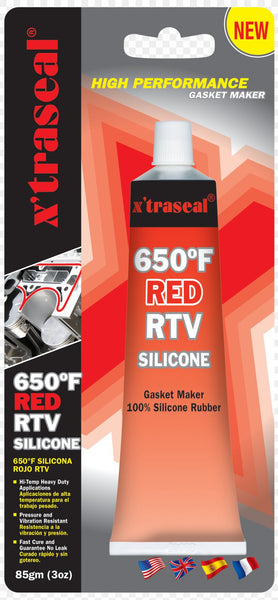 X-Traseal Red Silicone 650Deg 85g