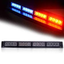 Emergency Red Blue Led Light Police-1FT