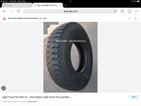 China New Tire Size 600-14 (Mini Truck )