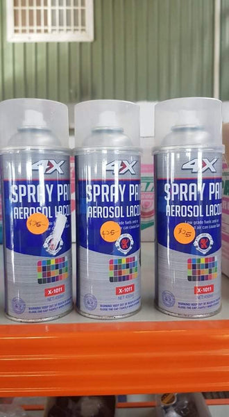 4X Spray Paint Aerosol 450ml